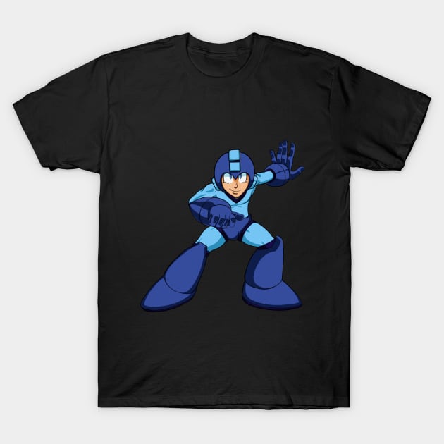 Mega Man T-Shirt by KnightLineArt
